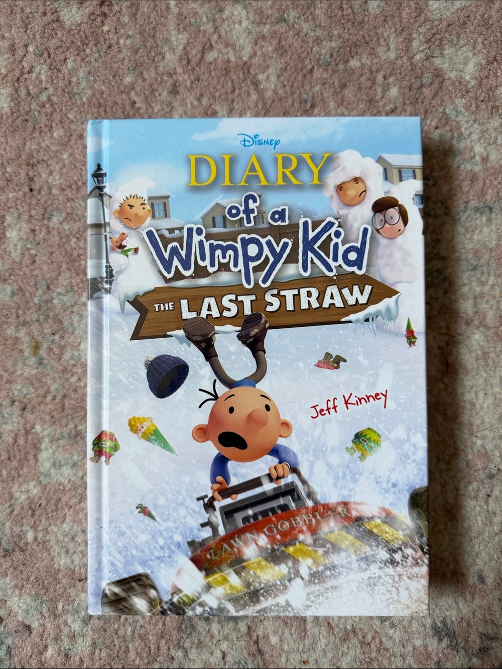 Disney Diary of a Wimpy Kid: The Last Straw – Blue, White and Yellow Cover